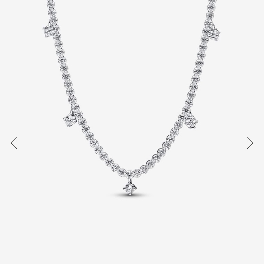 Pandora Silver Necklace with Timeless Design